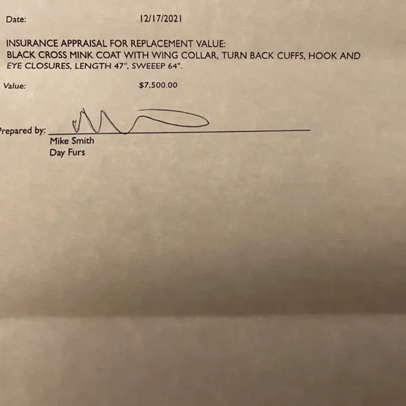 Bergorf Goodman Vintage Blush-Black Cross Mink Full Length Fur Coat - Picture 5 of 16